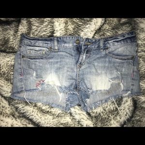 Victoria Secret destroyed jean shorts